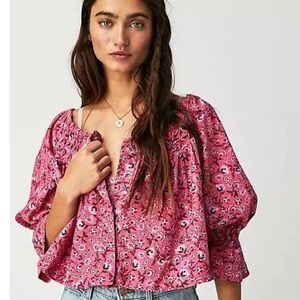 Free People James Smock Top Size XS